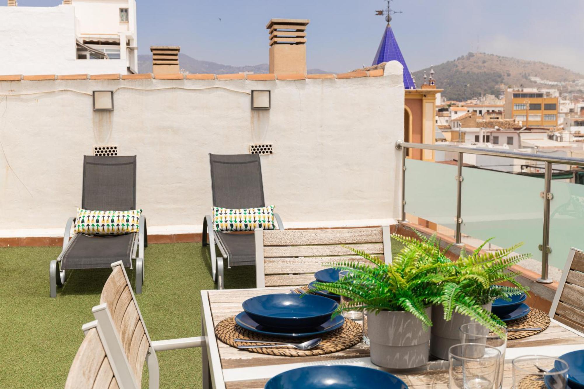 Apartament C103 - Sunny Terrace, Old Town Views Malaga Zewnętrze zdjęcie